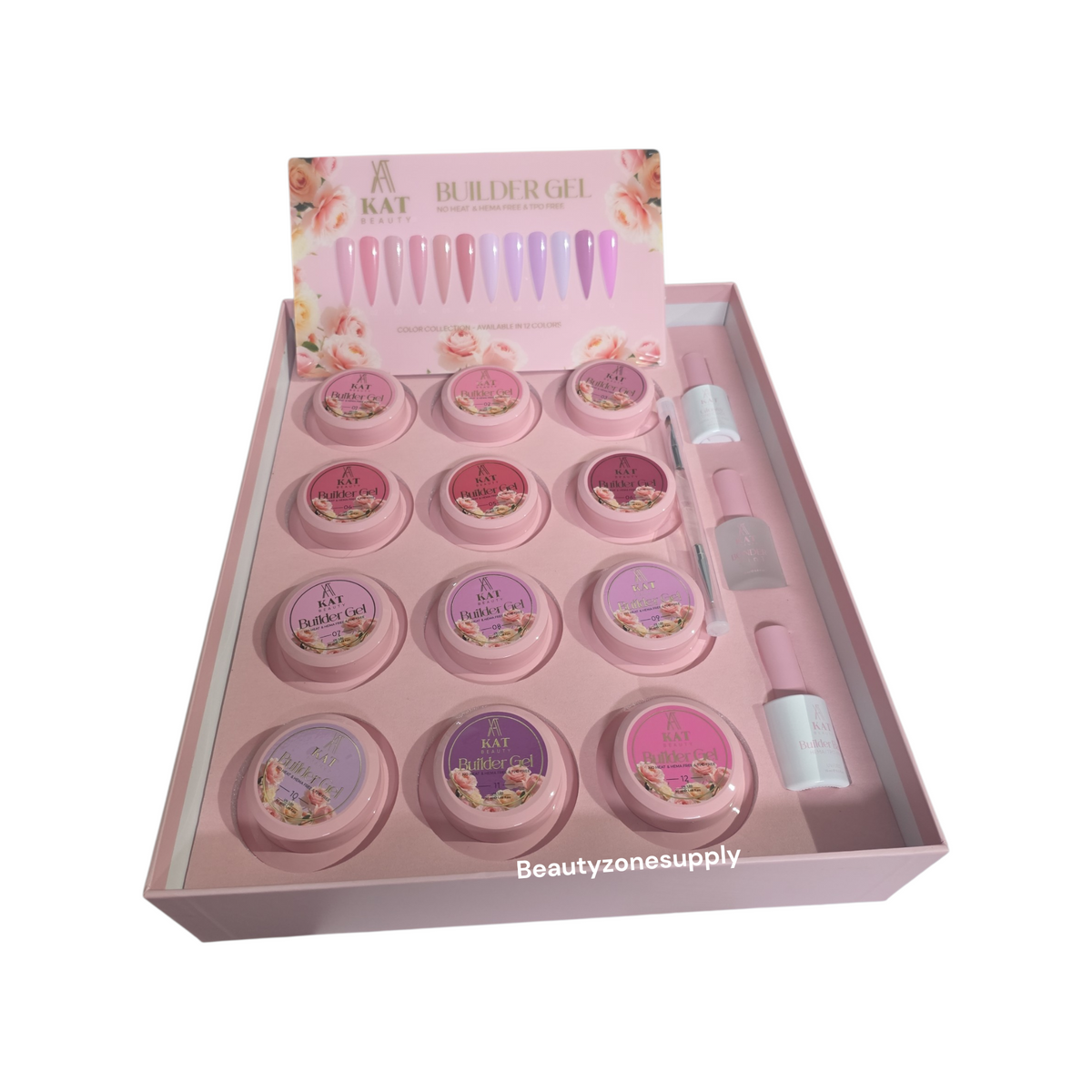 KAT Beauty Builder Gel Color Set 12 Jar