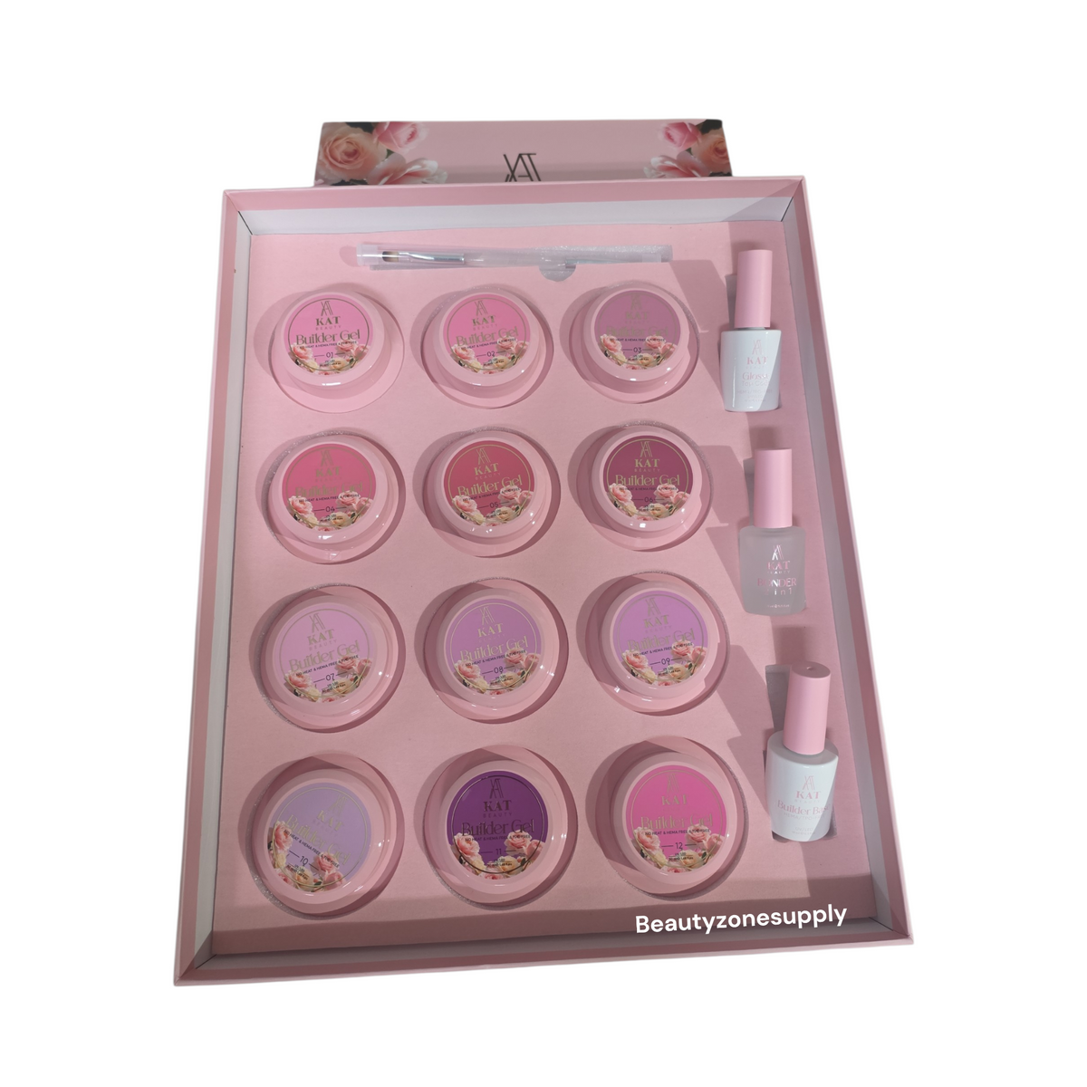 KAT Beauty Builder Gel Color Set 12 Jar