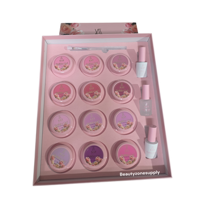KAT Beauty Builder Gel Color Set 12 Jar