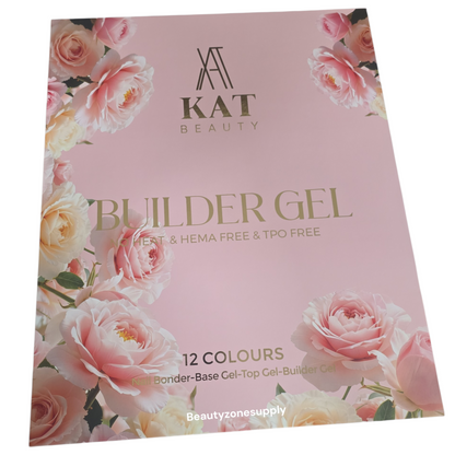 KAT Beauty Builder Gel Color Set 12 Jar