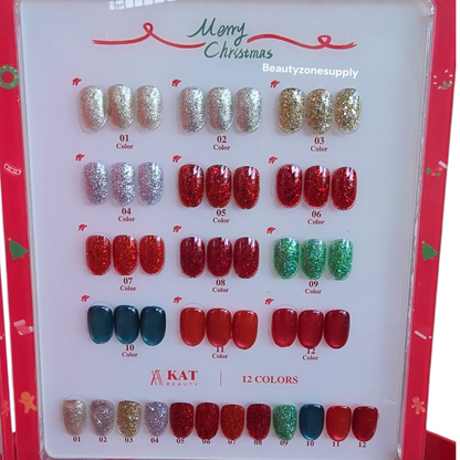 KAT Beauty Merry Christmas 12 Colors