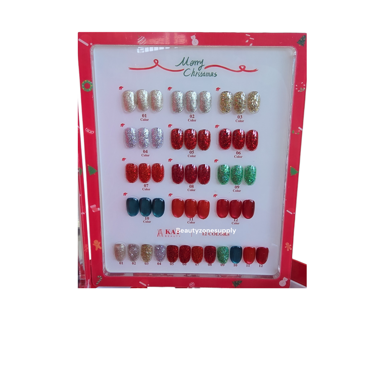 KAT Beauty Merry Christmas 12 Colors
