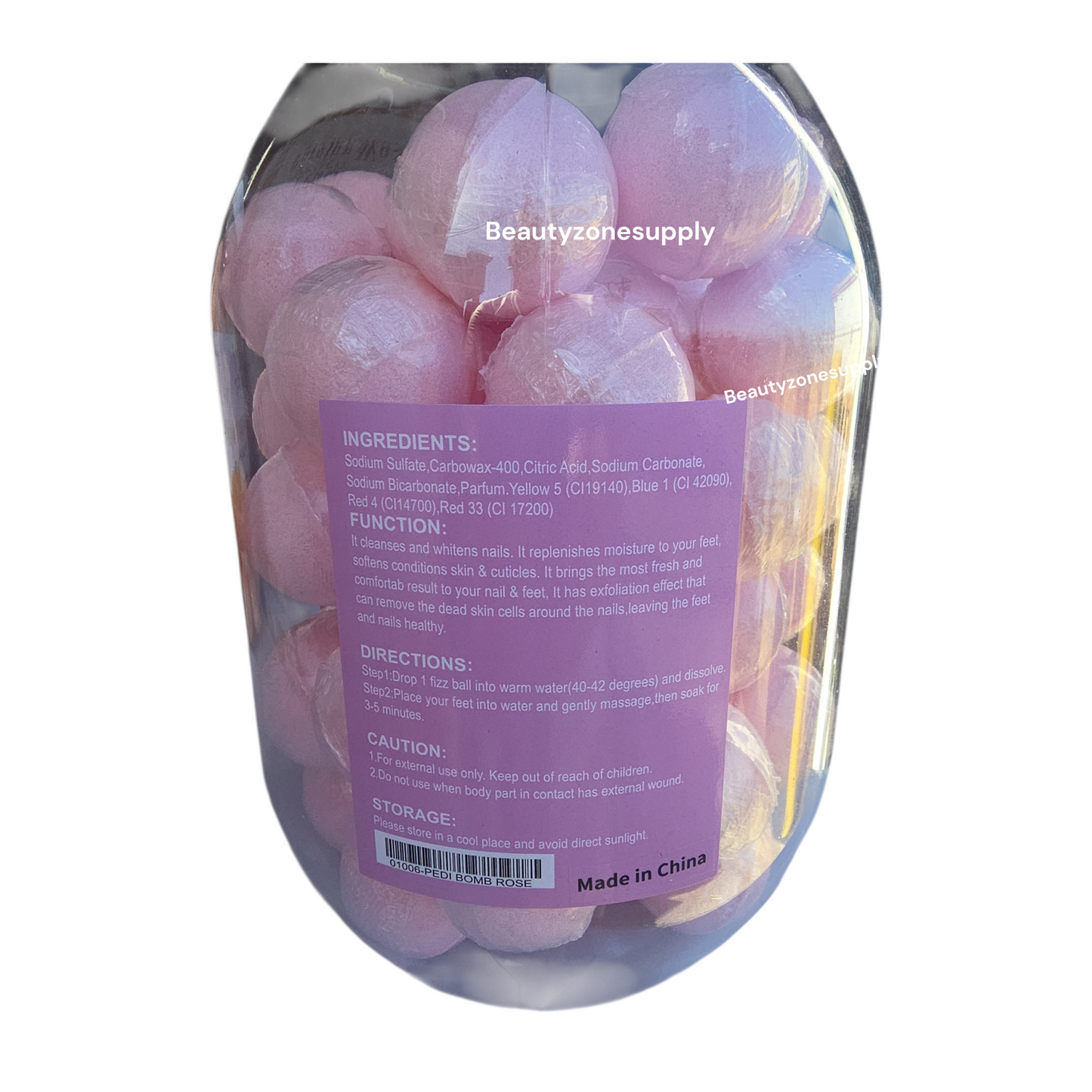 KAT Beauty Spa Bomb Pedicure Bath 60 pc
