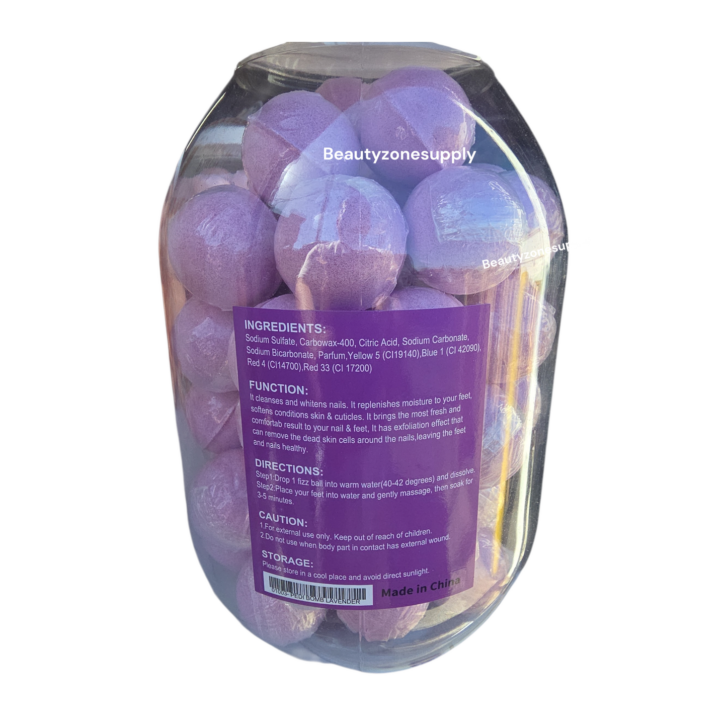 KAT Beauty Spa Bomb Pedicure Bath 60 pc