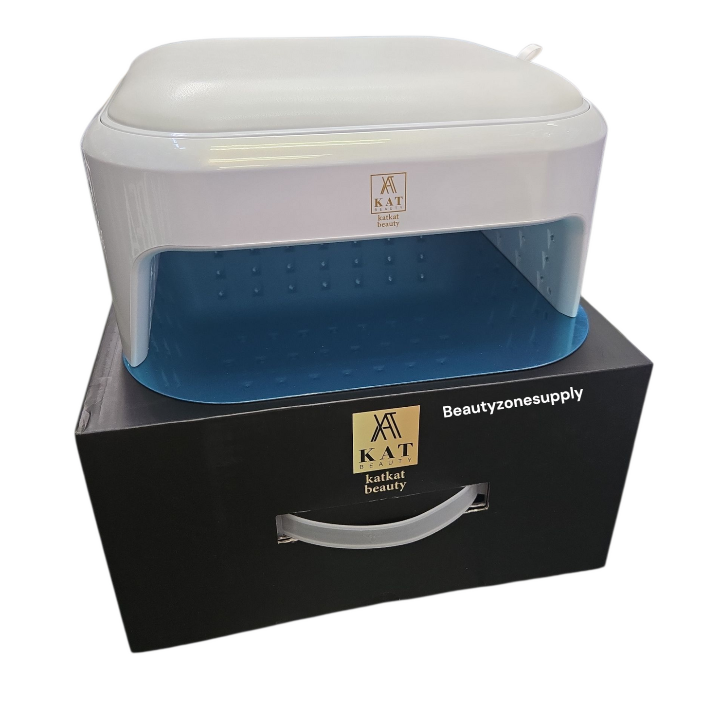 KAT Hybrid Cordless Rechargeable UV/LED Nail Lamp 128 Watts