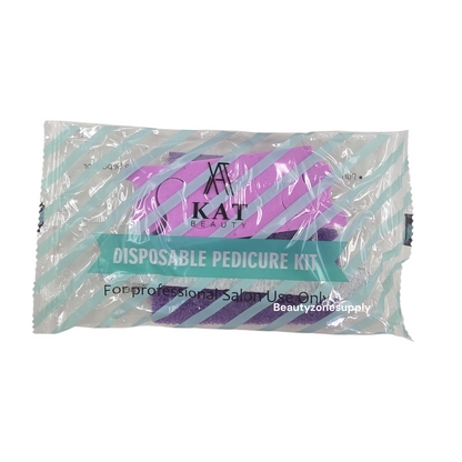 Kat Pedicure Kit 4 Purple (Pumice-Buffer-File-Toe) 200 set #KA4