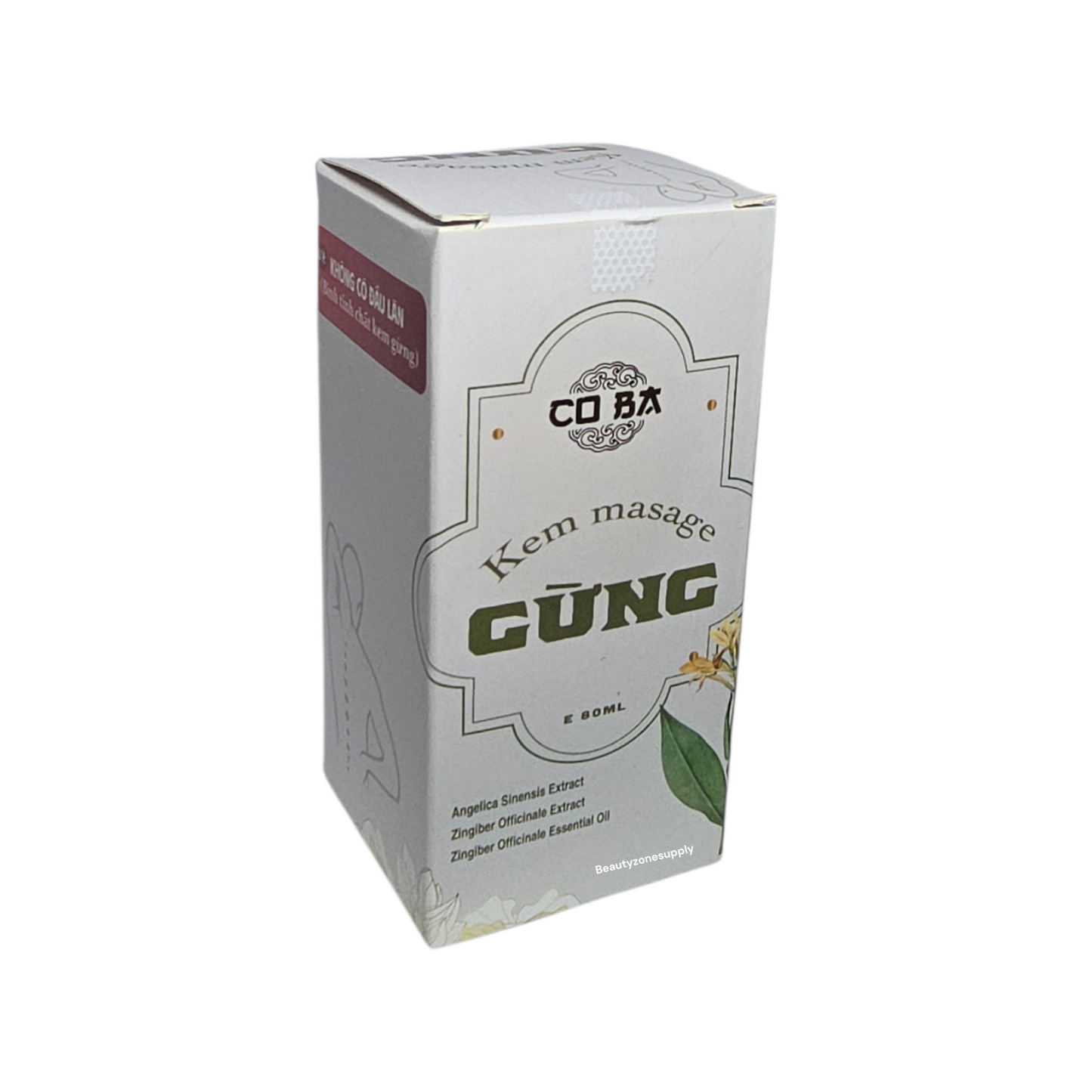 Kem massage Gừng Dưỡng Sinh Cô Ba Refill 8 ml - BeautyzoneNailSupply