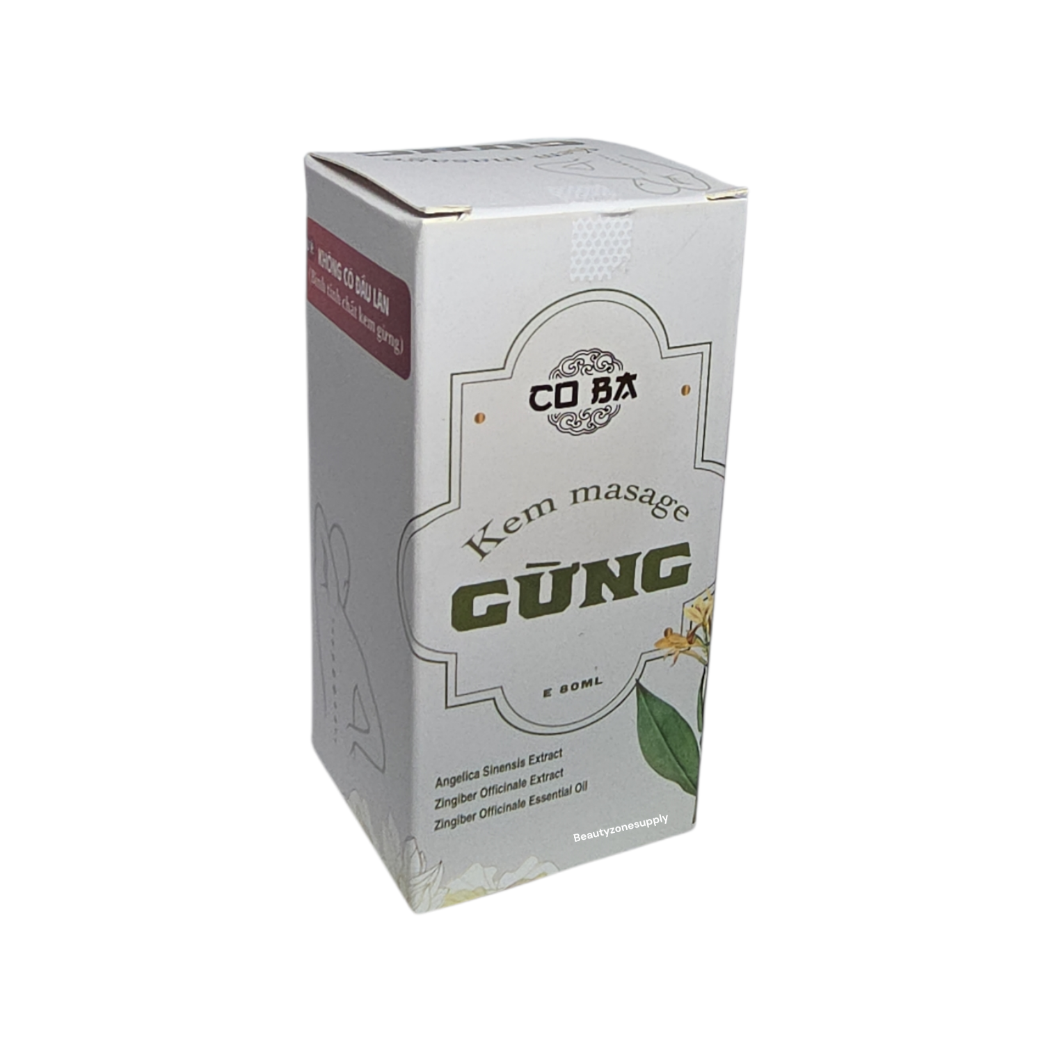 Kem massage Gừng Dưỡng Sinh Cô Ba Refill 8 ml - BeautyzoneNailSupply