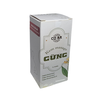 Kem massage Gừng Dưỡng Sinh Cô Ba Refill 8 ml - BeautyzoneNailSupply