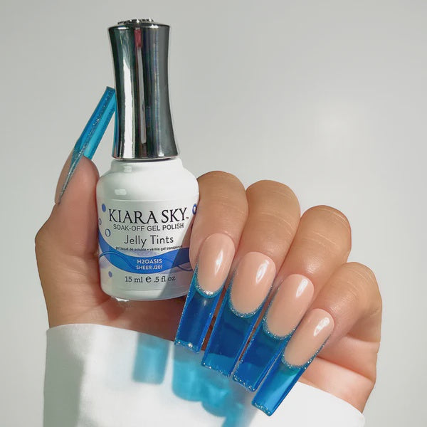 Kiara Sky Gel Polish Jelly H2oasis 0.5 oz #j201