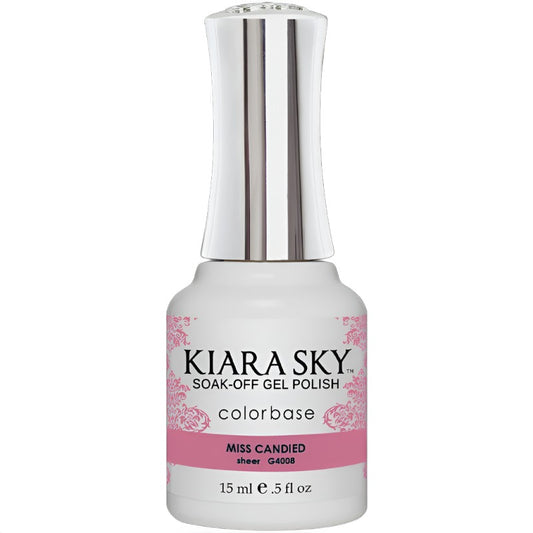 Kiara Sky Gel Polish Jelly Miss Candied 0.5 oz #G4008