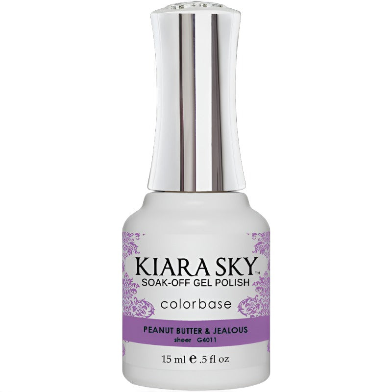 Kiara Sky Gel Polish Jelly Peanut Butter & Jealous 0.5 oz #G4011
