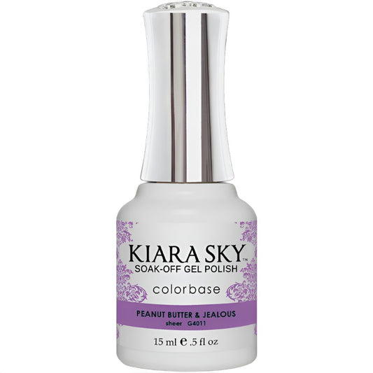 Kiara Sky Gel Polish Jelly Peanut Butter & Jealous 0.5 oz #G4011