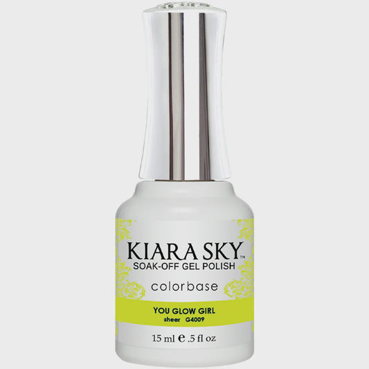 Kiara Sky Gel Polish Jelly You Glow Girl 0.5 oz #G4009