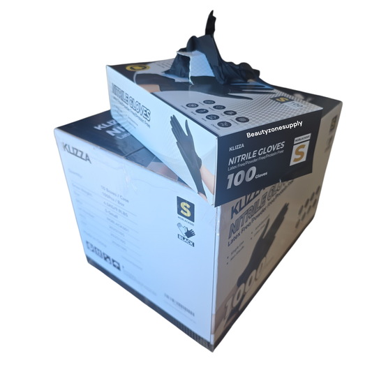 Klizza - Gloves Nitrile Case 10 box Black