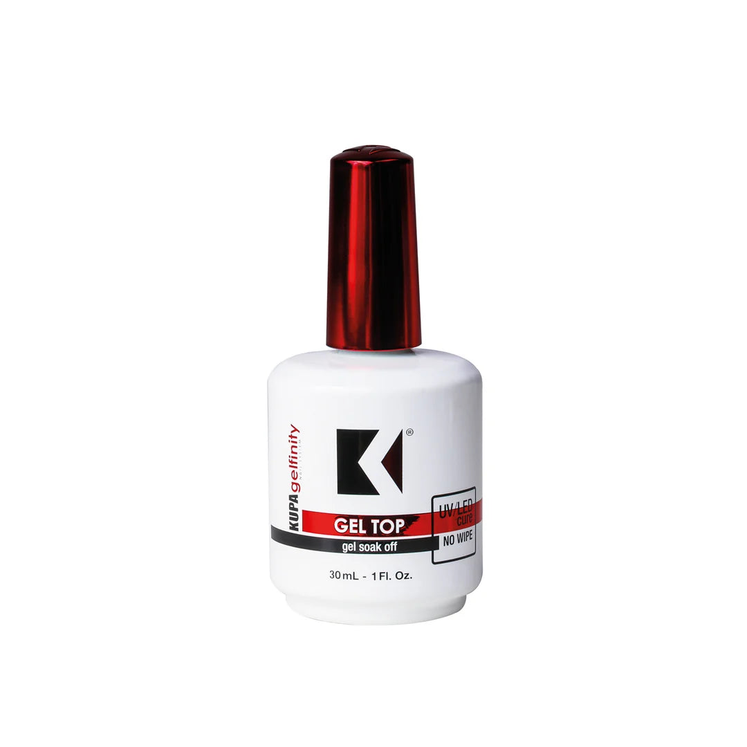 Kupa Gelfinity Gel Top Coat No Wipe Large Value Size 1 fl oz