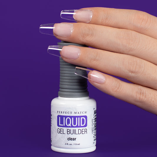 LeChat Perfect Match Liquid Gel Builder Clear 0.5oz LGB01