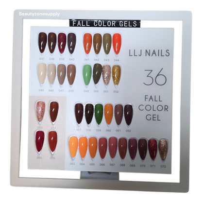 LLJ Nails 36 Fall Color Soak Off Gel Polish