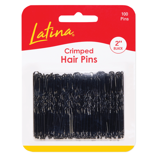 Latina Hair Pins, Black, 60 Pack - 2" #LAT-315