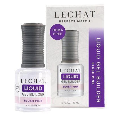 LeChat Perfect Match Liquid Gel Builder Blush Pink 0.5oz LGB02