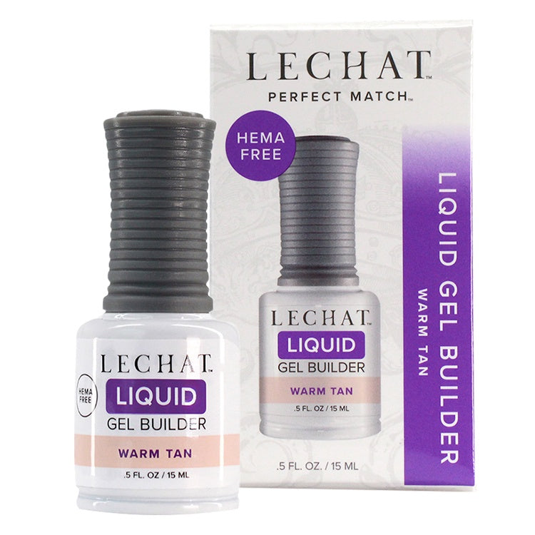 LeChat Perfect Match Liquid Gel Builder Warm Tan 0.5oz LGB06
