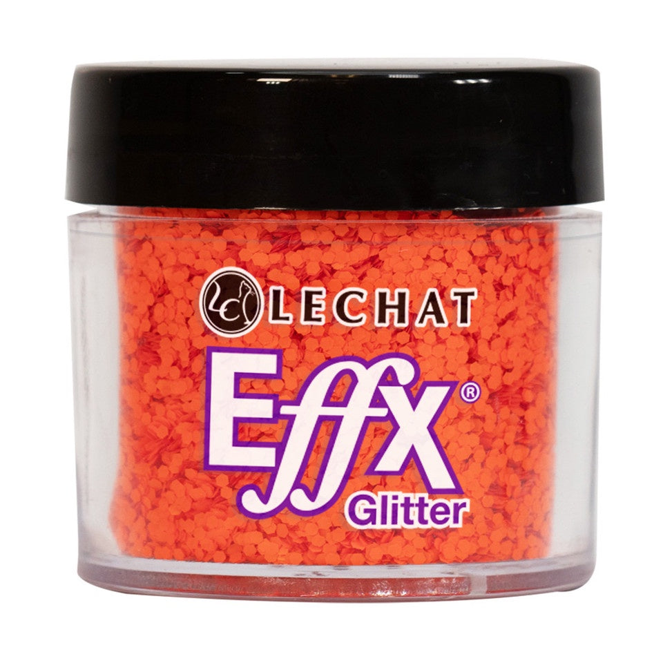 Lechat Effx Glitter Neon Orangw 2oz EFFX2-37 - BeautyzoneNailSupply