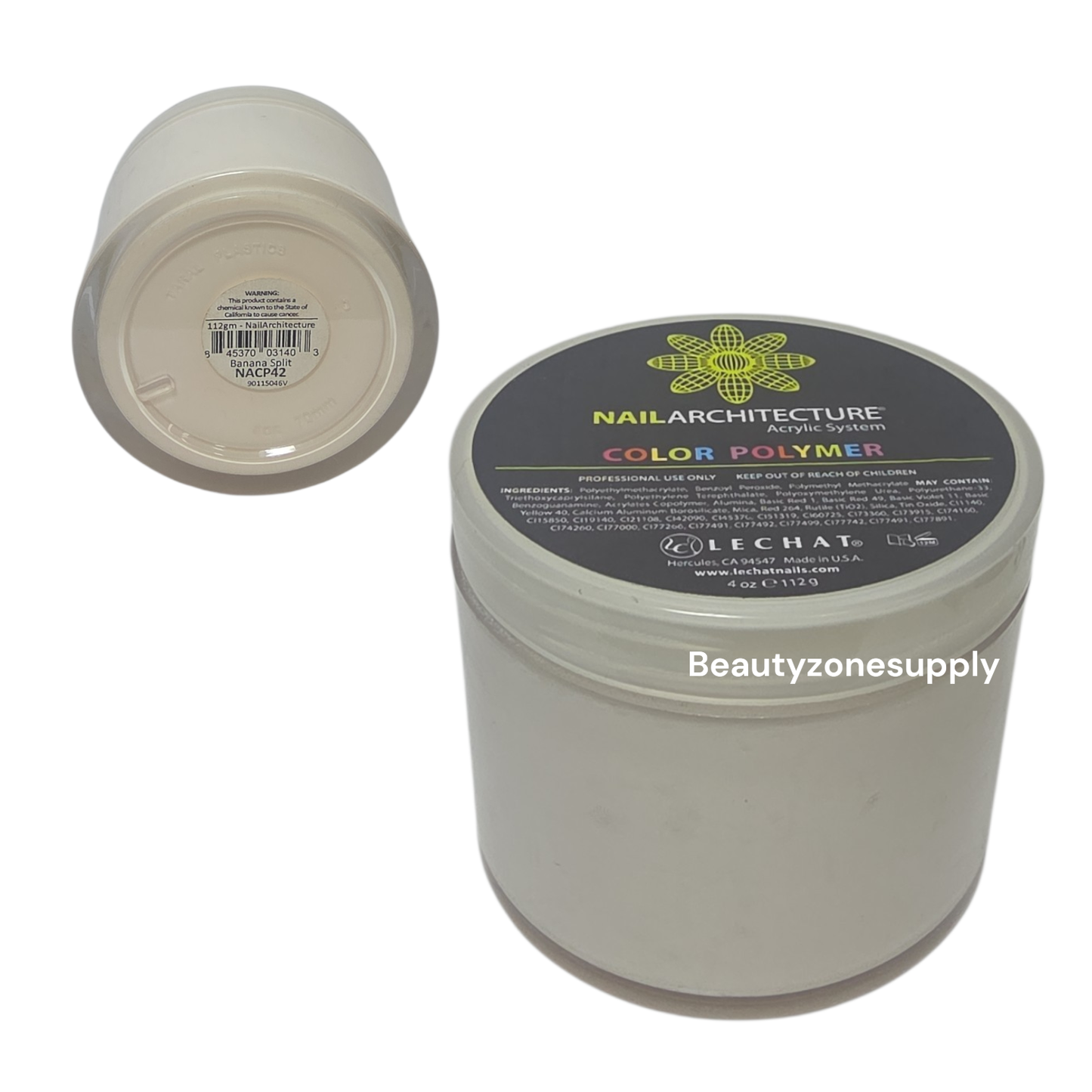 Lechat Nail Architecture Color Polymer Banana Split 4 oz NACP42 - BeautyzoneNailSupply