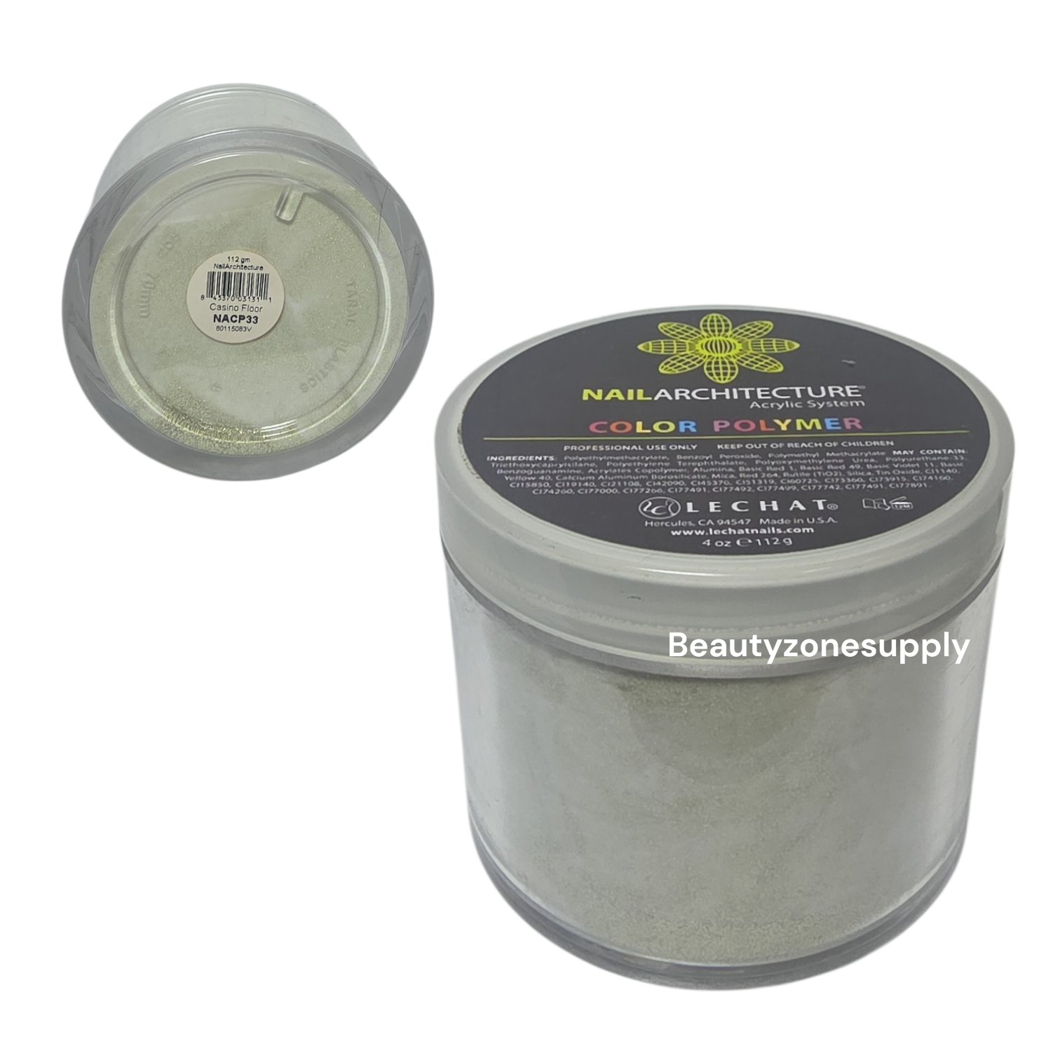 Lechat Nail Architecture Color Polymer Casino Floor 4 oz NACP33 - BeautyzoneNailSupply