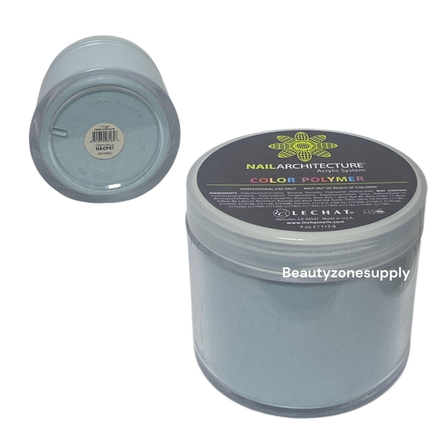 Lechat Nail Architecture Color Polymer Glamorous 4 oz NACP67 - BeautyzoneNailSupply