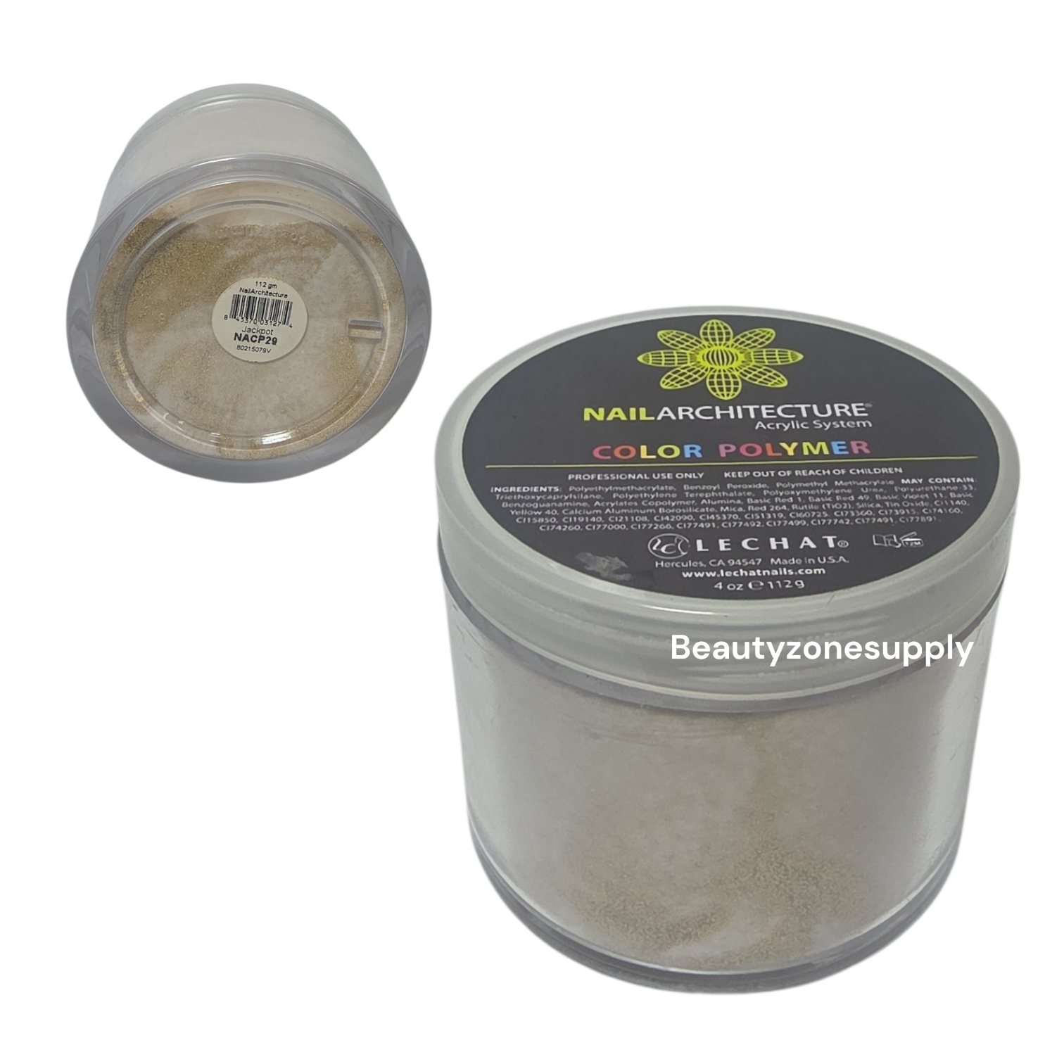 Lechat Nail Architecture Color Polymer Jackpot 4 oz NACP29 - BeautyzoneNailSupply