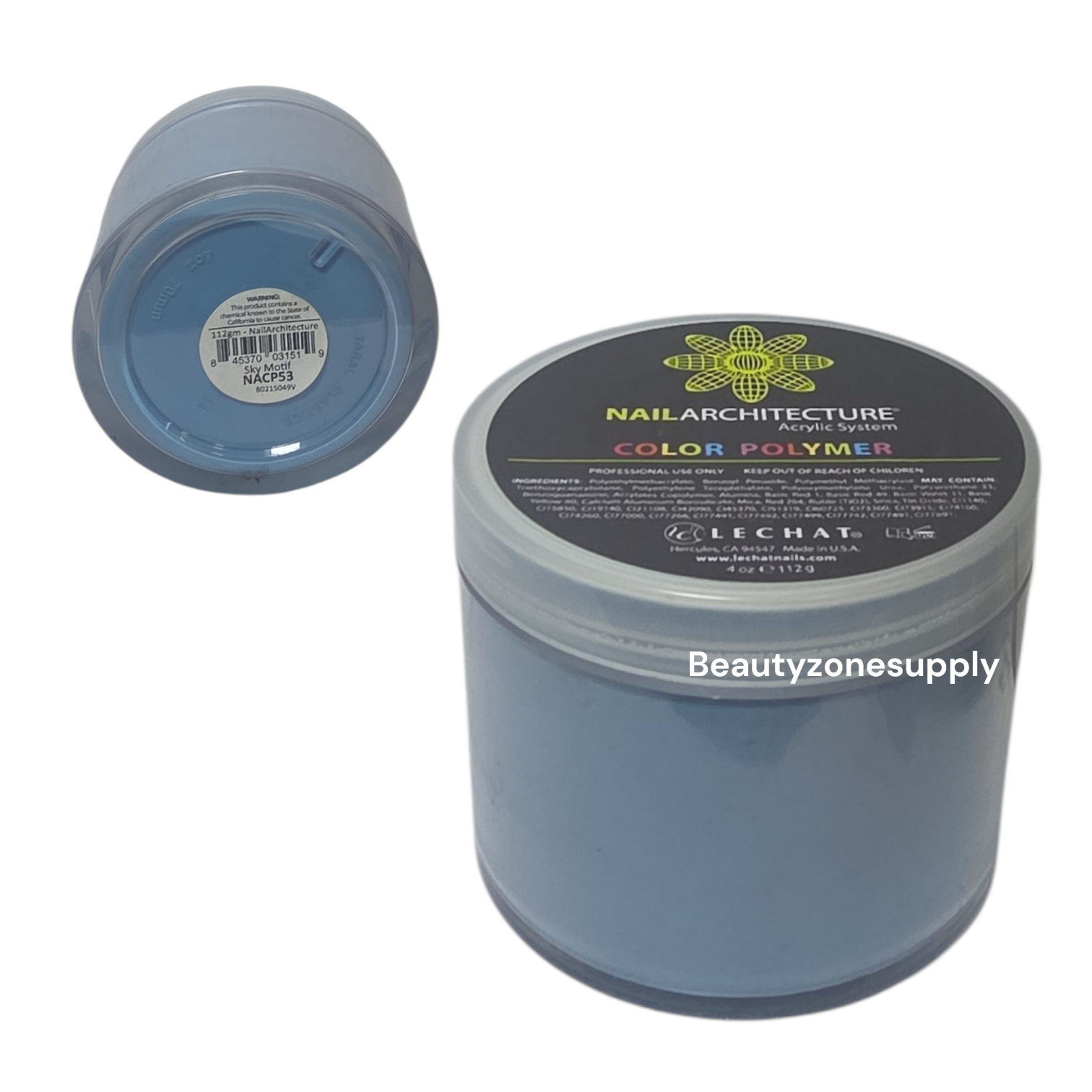 Lechat Nail Architecture Color Polymer Sky Motif 4 oz NACP53 - BeautyzoneNailSupply