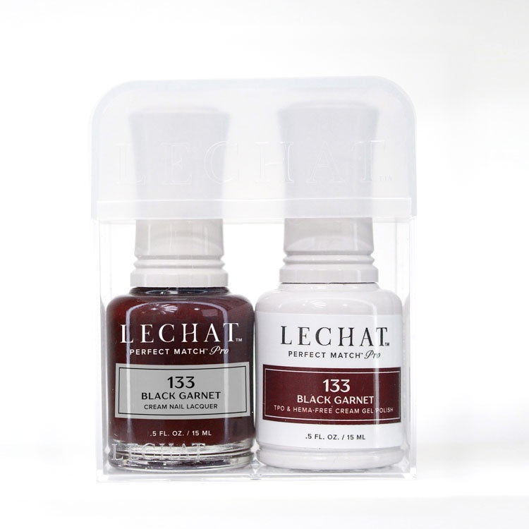Lechat Perfect match Pro Gel & Lacquer Black Garnet PROD133