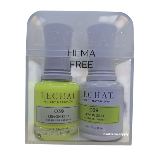 Lechat Perfect match Pro Gel & Lacquer HEMA free Lemon Zest PROD039