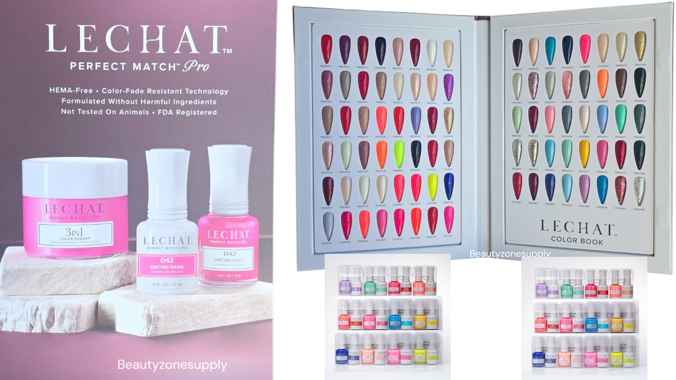 Lechat Perfect match Pro Gel & Lacquer HEMA free Set 1 (001 to 088)