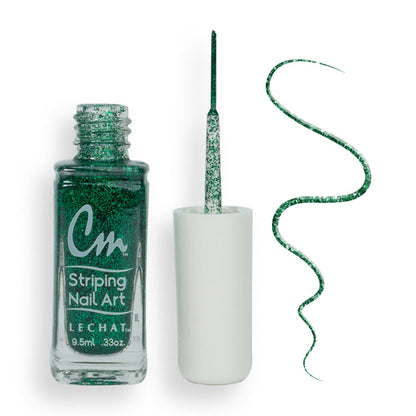 Lechat CM Nail Art Green Glitter - #CM33