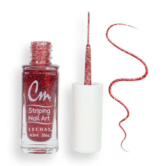 Lechat CM Nail Art Red Glitter - #CM32