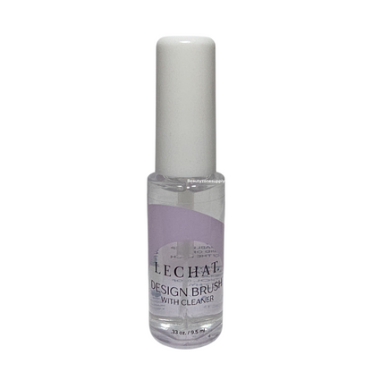 Lechat Design brush With cleaner 0.33 oz - BeautyzoneNailSupply