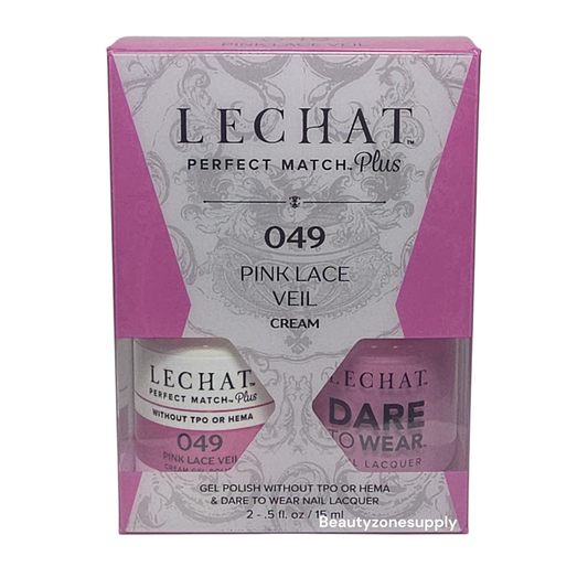 Lechat Perfect Match Plus TPO & HEMA Free Duo Pink Lace Veil PMD049