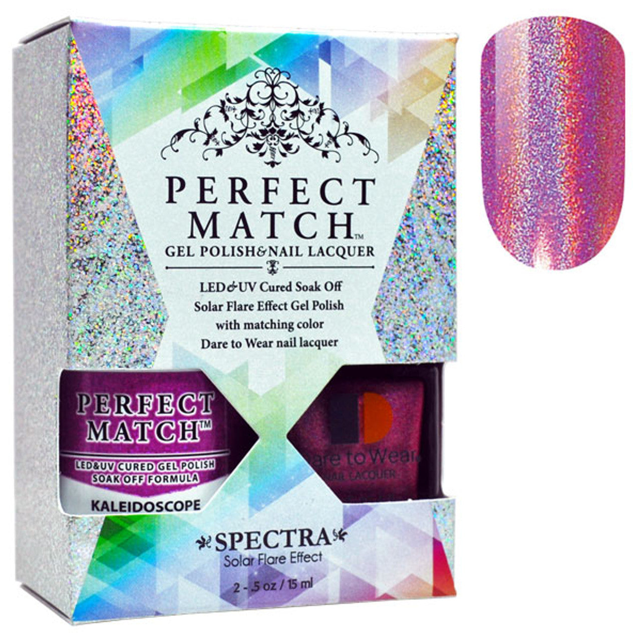 Lechat Perfect Match Spectra Gel & Lacquer Kaleidoscope 0.5 oz SPMS01