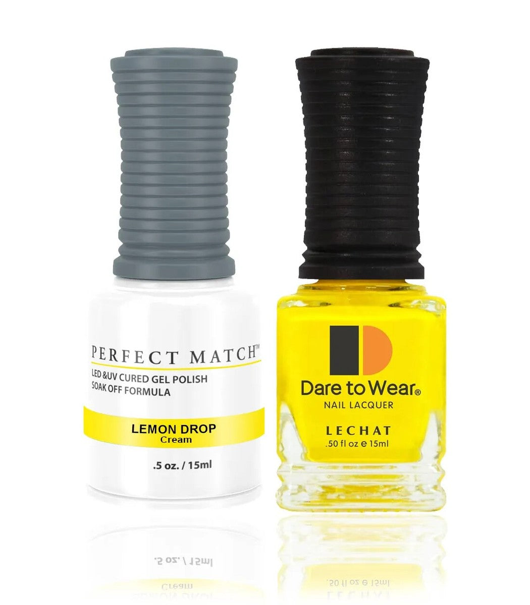 Lechat Perfect match Duo Gel & Lacquer Lemon drop PMS118