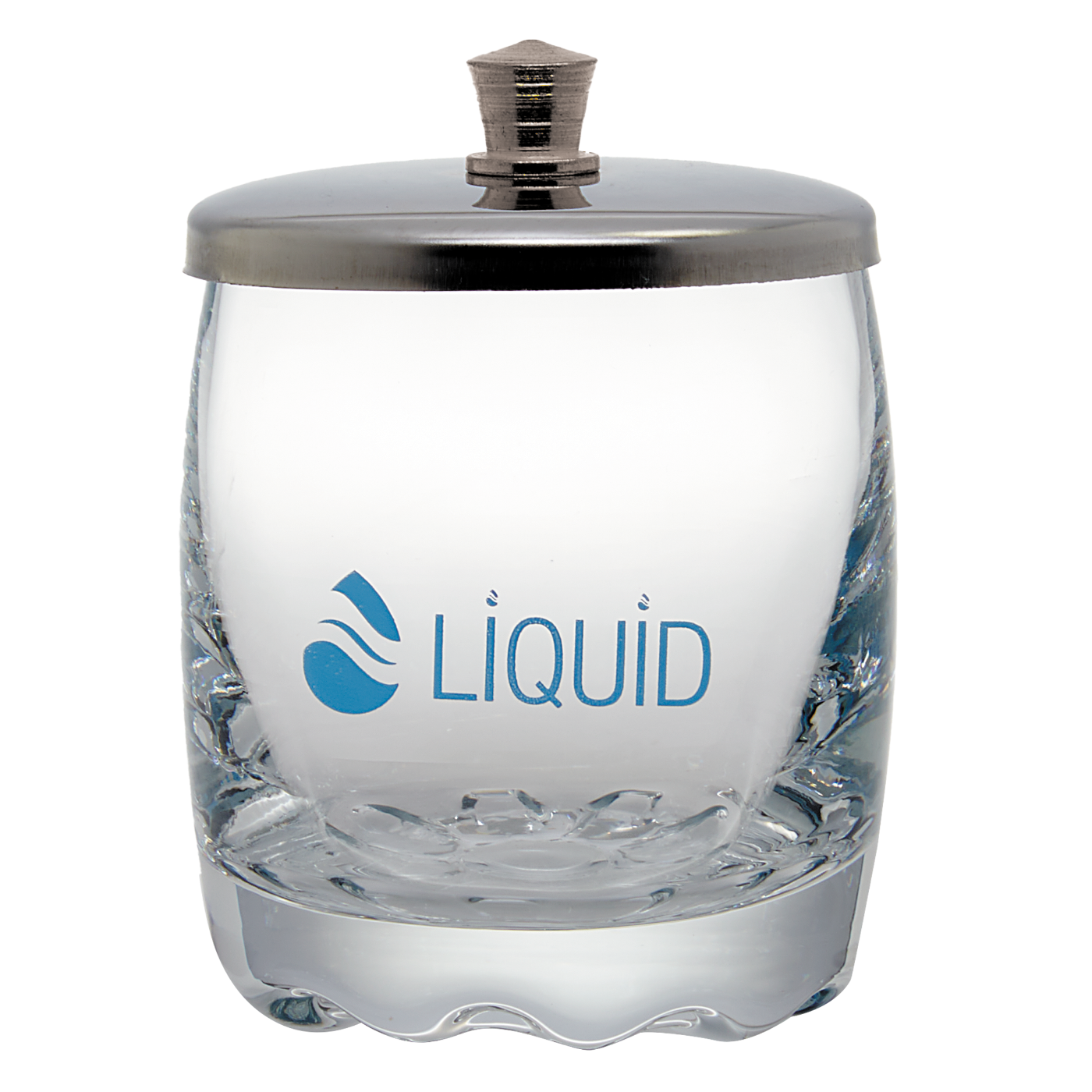 Liquid Glass Jar with Stainless Steel Lid, 60 mL DL-C591