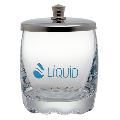Liquid Glass Jar with Stainless Steel Lid, 60 mL DL-C591