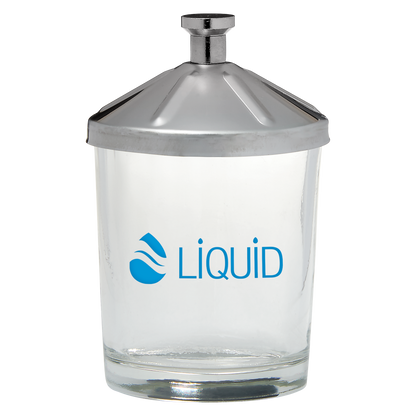 Liquid Glass Jar with Stainless Steel Lid, 75 mL DL-C602