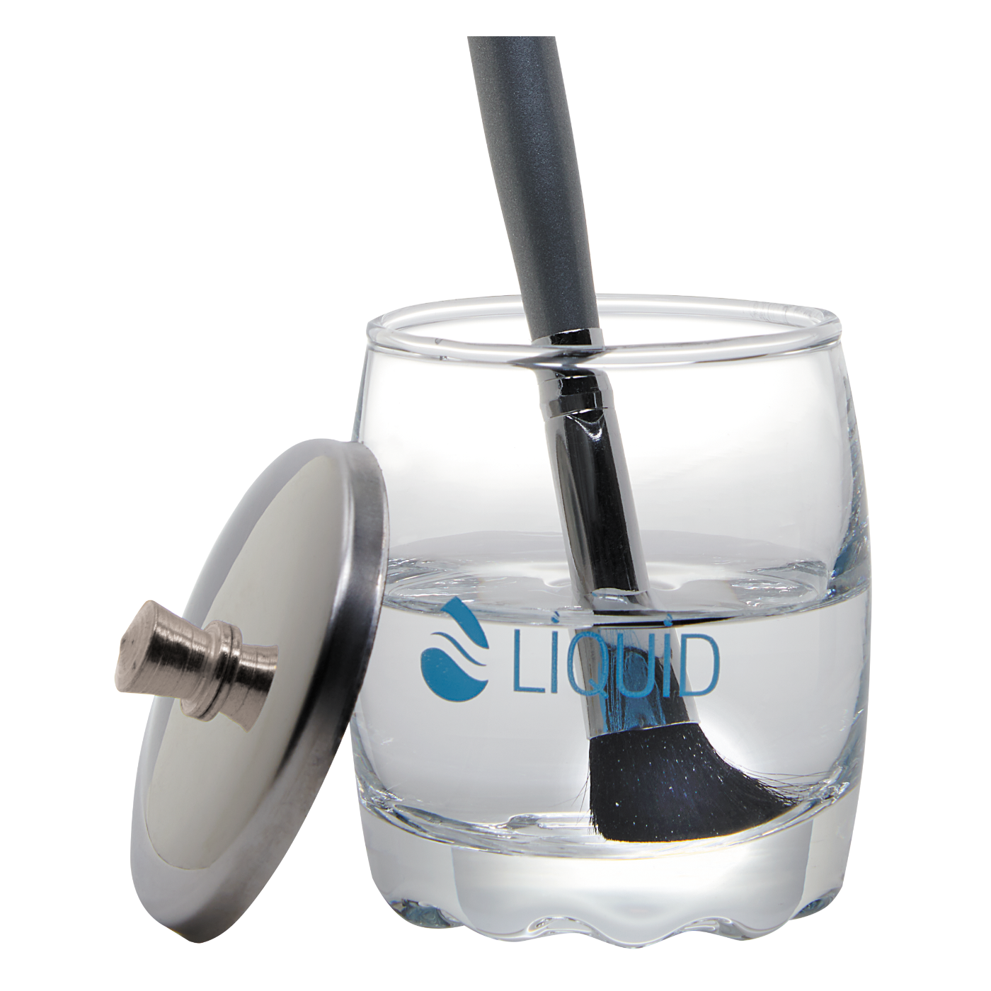 Liquid Glass Jar with Stainless Steel Lid, 60 mL DL-C591