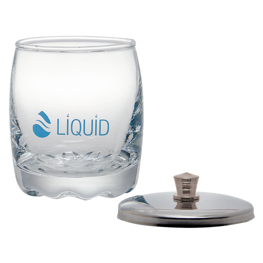 Liquid Glass Jar with Stainless Steel Lid, 60 mL DL-C591