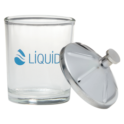 Liquid Glass Jar with Stainless Steel Lid, 75 mL DL-C602