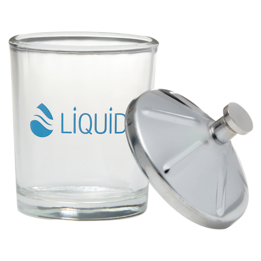 Liquid Glass Jar with Stainless Steel Lid, 75 mL DL-C602