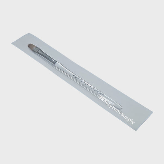 Lucky Nail brush kolinsky Plastic Clear Handle size 10F