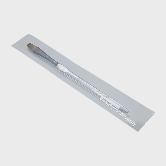 Lucky Nail brush kolinsky Plastic Clear Handle size 12F