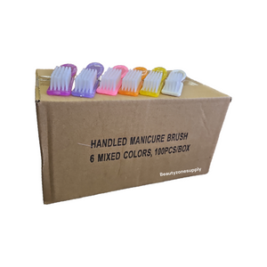 Manicure color brush Hard Brush box 100 pc